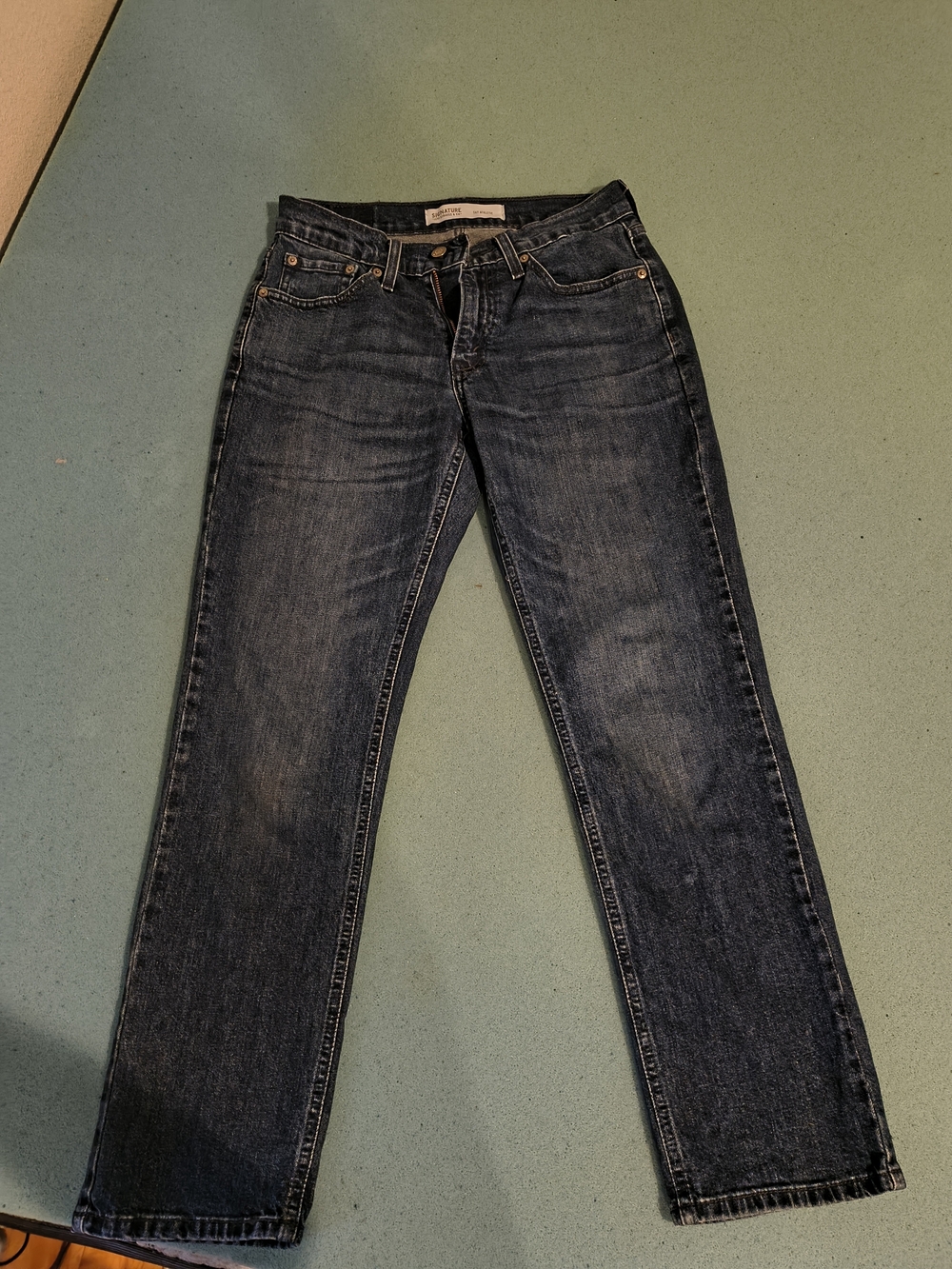 Levi's Women's Dark Blue Straight-Leg Jeans